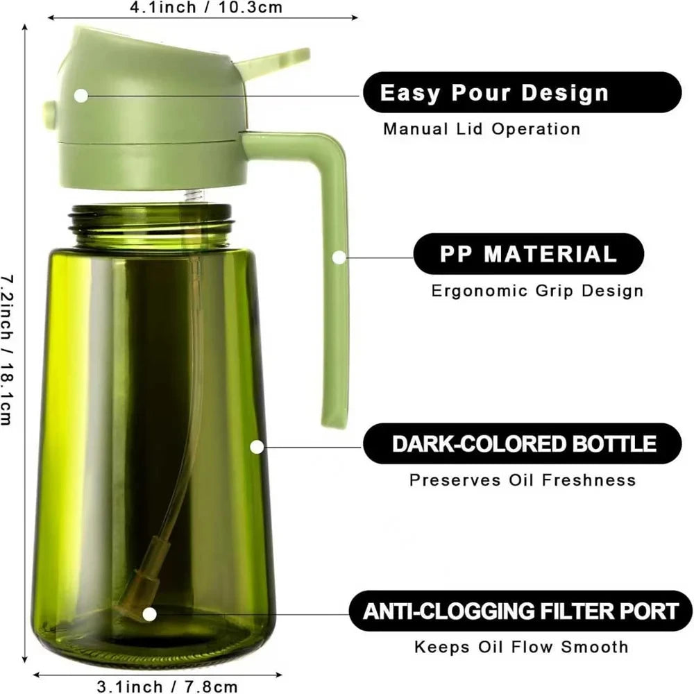 2-in-1 Oil Sprayer Bottle