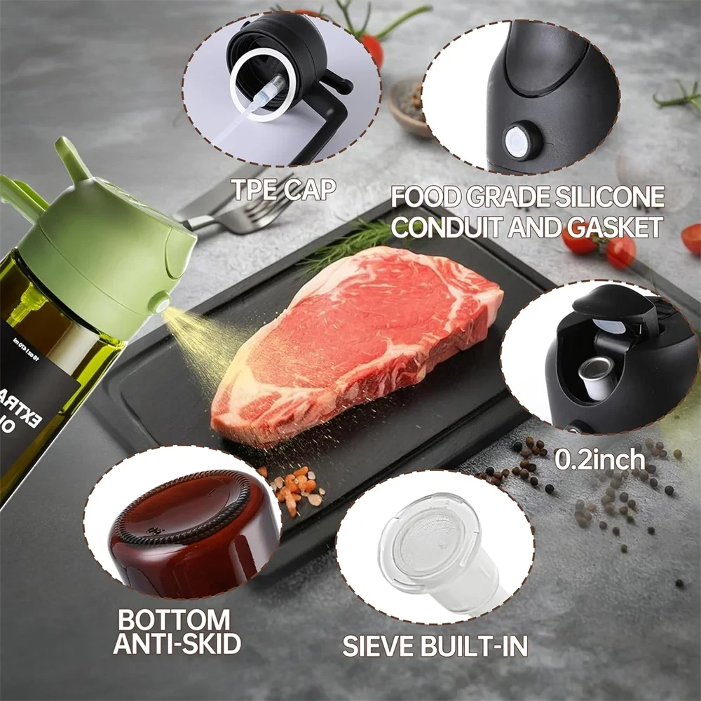 2-in-1 Oil Sprayer Bottle